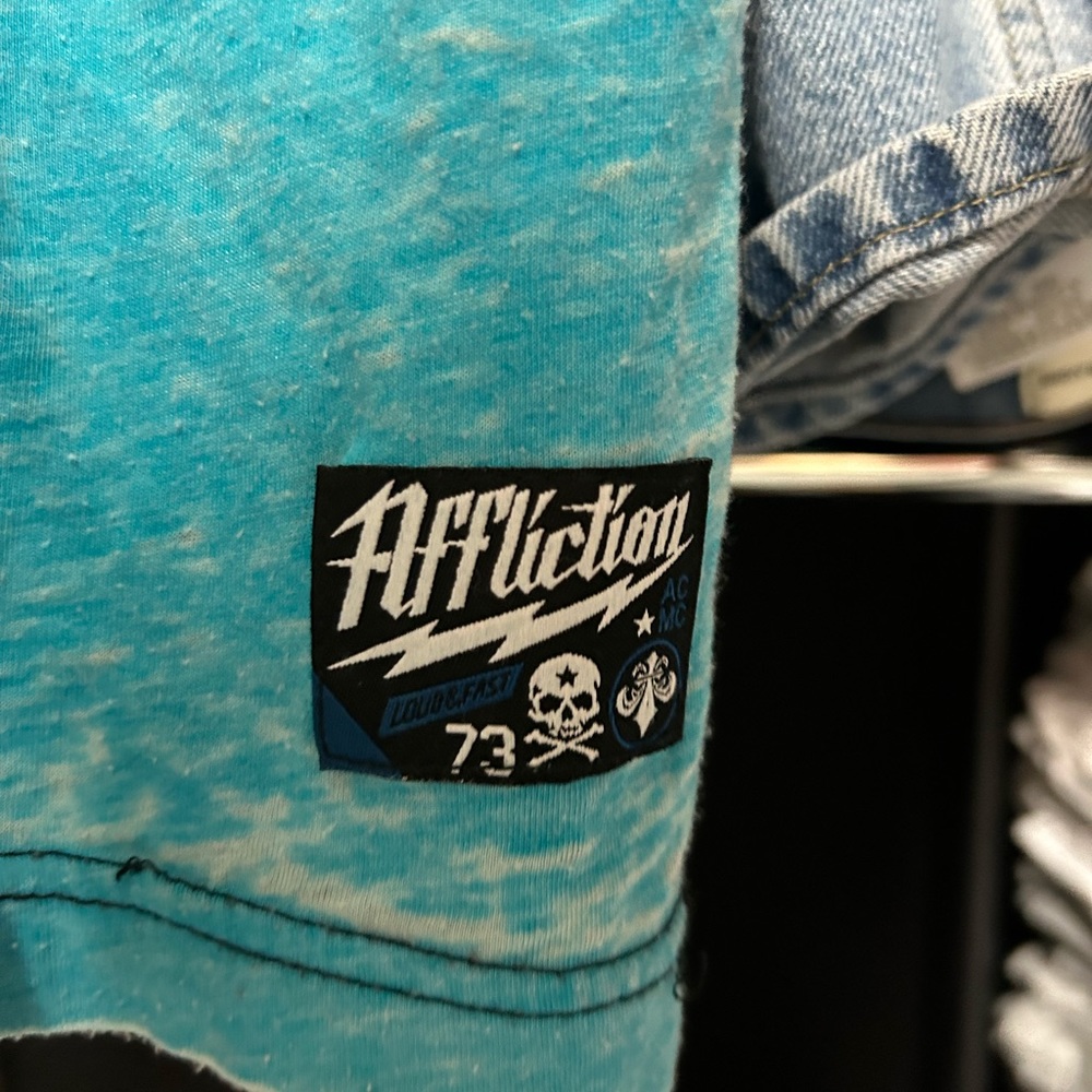 Affliction y2k shirt
